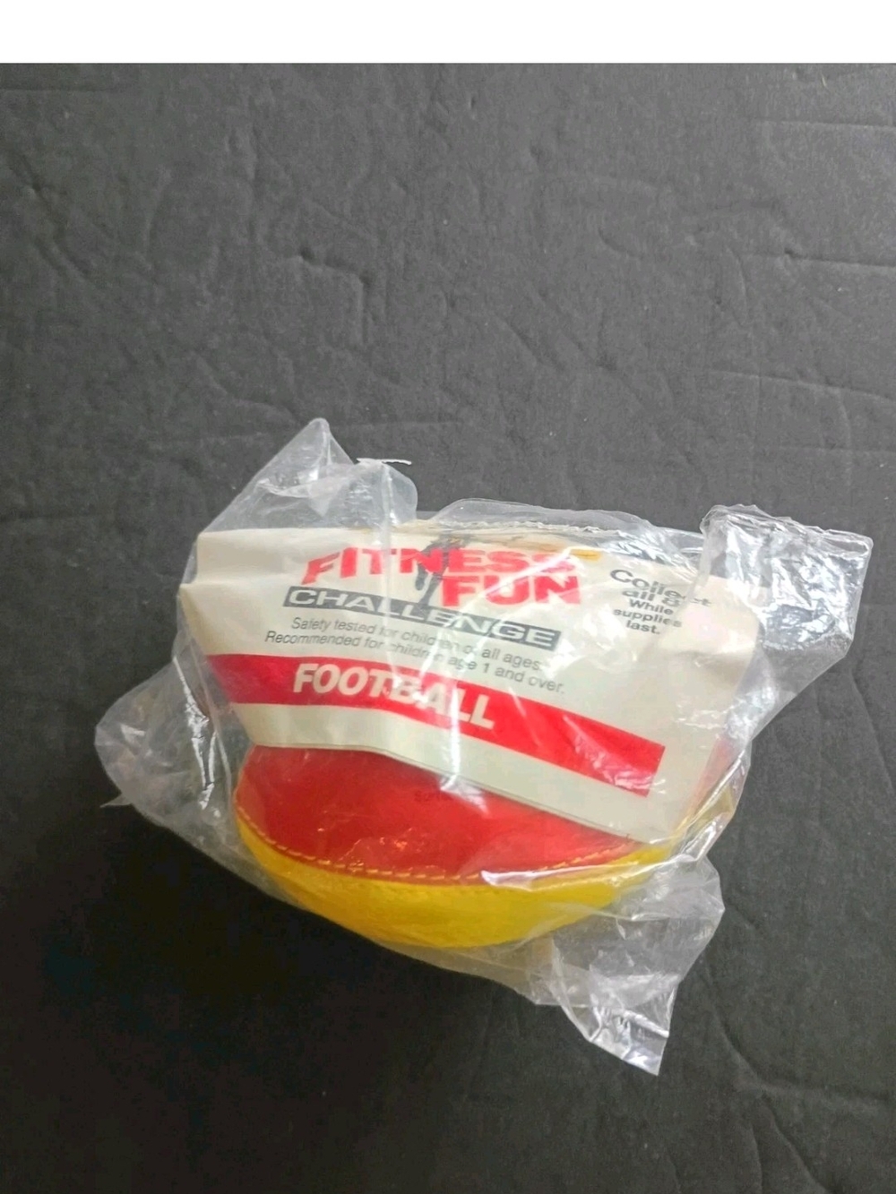 1991 Michael Jordan Fitness Fun McDonald's Happy Meal Toy Mini Football